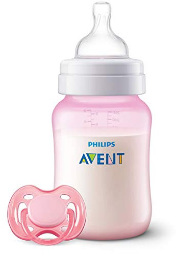 Philips Avent - SCD809/02 - Set Biberon Anti-Colique - Rose