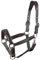 PFIFF 102810 Halfter 'Caline' mit Lederapplikation, grau-braun Pony