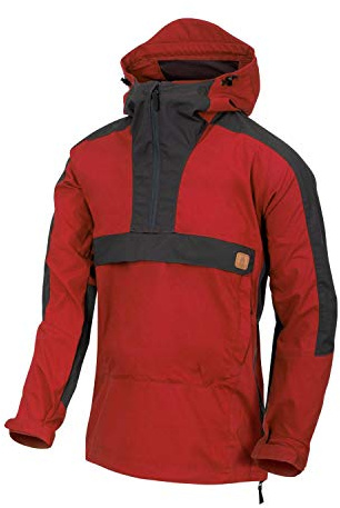 Helikon-Tex WOODSMAN ANORAK JACKET - DuraCanvas Crimson Sky/Ash Grey L/Regular