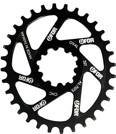 UFOR Direct Mount Elliptisch/Oval Drop-Stop Kettenblatt für SRAM Boost 3mm Offset 36T