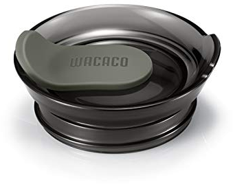WACACO Drinking Lid, Replacement Spill-proof Cup Lid Compatible with Pipamoka, Cuppamoka and Octaroma Lungo, Black