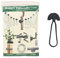 Mowein 50 Blitzbinder 7cm - Pflanzenbinder für Gartenbau und Haushalt | Kabelbinder | Schlauchbinder | Universalbindung aus Gummi | 50 Stück | UV-beständig und elastisch | wiederverschließbar
