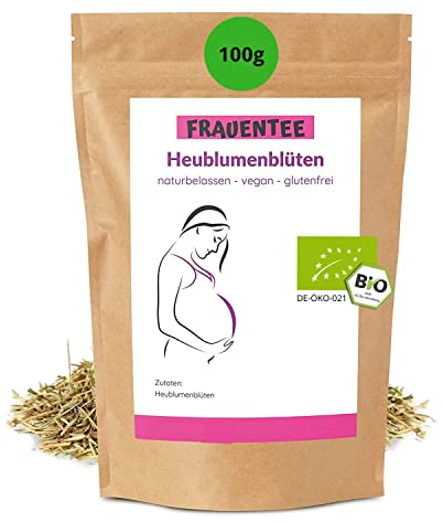 Konfitee Heublumenblüten 100g I Bio Bade-Tee für Sitzbad I Schonend getrocknet I Naturprodukt aus Heublumen I Frei von Zusätzen & Aromastoffen I Vegan & glutenfrei I Premium Qualität