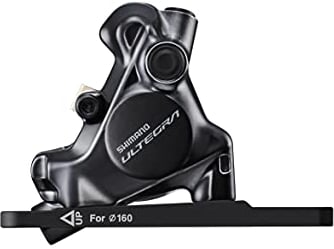 SHIMANO 4550170889517, Hydraulic Pliers ULTEGRA 12S R8170 Front-2 Pistoncini Unisex Adulto, Nero, Unica