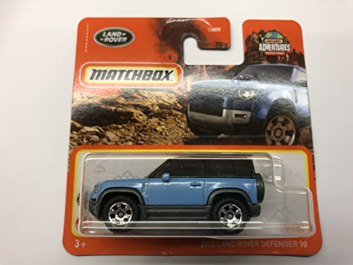 Matchbox Metal 2022 69/100 2020 Land Rover Defender 90 Blau (kurze Karte) HFR57