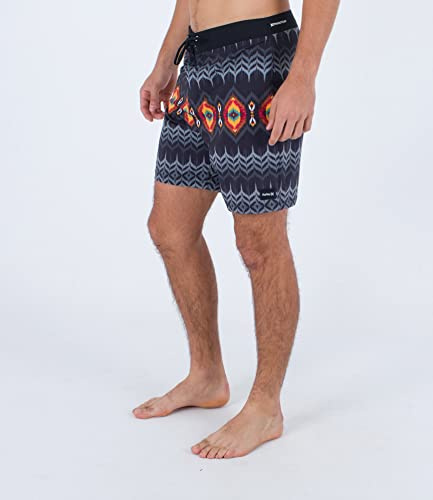 Hurley Boardshort Mens - Phantom-Eco Classic 18' Black