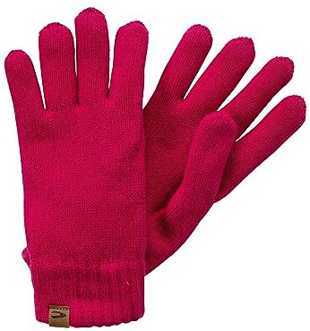 camel active Damen Gefütterte Strickhandschuhe Magenta, womenswear-M