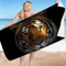DOTERO Tiger Strandtuch xxl-3D Tier Tiger Muster-Badetuch groß 100x200 für Erwachsene und Kinder-microfaser frottee strandtücher badetücher (5,100x200cm)