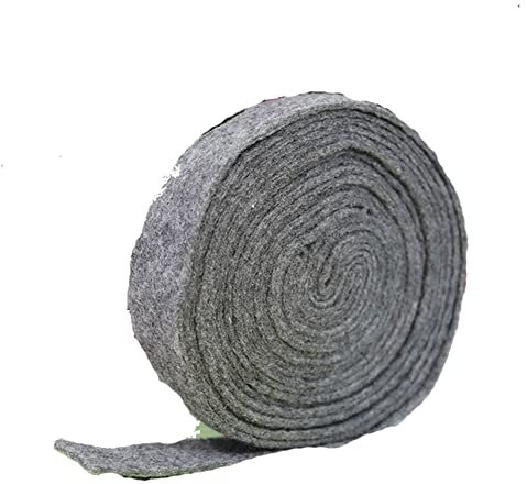 Yurosiay 5m×5cm Filzband Bastelfilz Band Filz Geschenkband Schleifenband Topfband Filz Stoff Basteln DIY Filzband Bastelfilz für Weihnachten Hochzeit Dekoration DIY Basteln Patchwork Grau