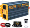 1700Watt Wechselrichter 12V auf 230V Reiner Sinus-Spannungswandler mit LCD-Display 1 Type-C PD60W 3 USB-A QC3.0 Schnellladung Port 2 EU Steckdose 2 Fernbedienungen für Solares System Wohnmobil LKW KFZ