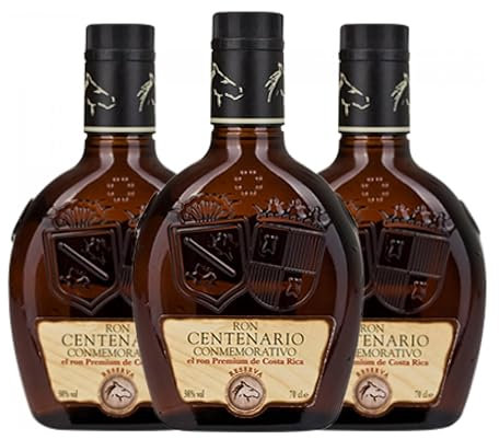 Ron Centenario Conmemorativo 70 cl (Caja de 3 Botellas de 70 cl)
