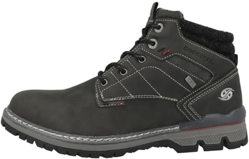 Dockers by Gerli Herren Schnürboots 53TA003 Schwarz 46