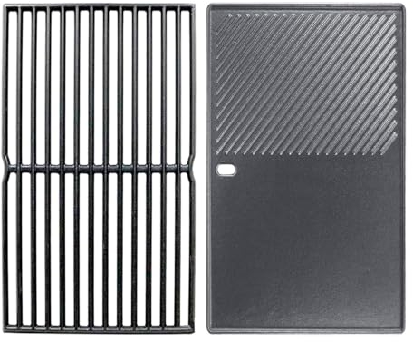 Votenli C752B 38,1 cm Roste (1er-Pack) und Grillplatte (1er-Pack) Ersatz für Weber 7522 7521 Genesis Silver A Spirit 210 Spirit e210 Spirit 500 Teile