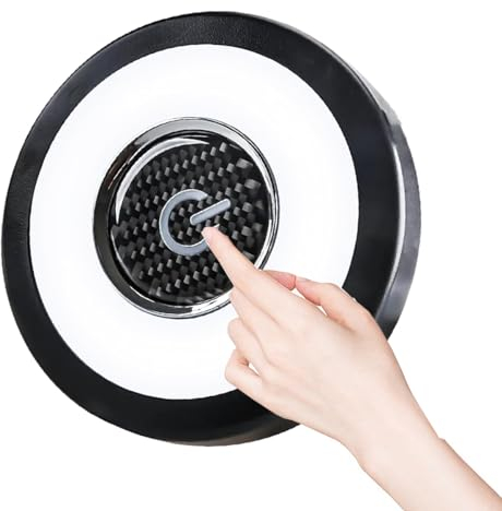 Etomvoop 12V Wohnmobil LED Deckenleuchte strahler, 3 Farben Deckenleuchte, magnetisch, dimmbar, USB-wiederaufladbar, Innenleuchte mit EIN/Aus für Wohnmobile Boot Anhänger
