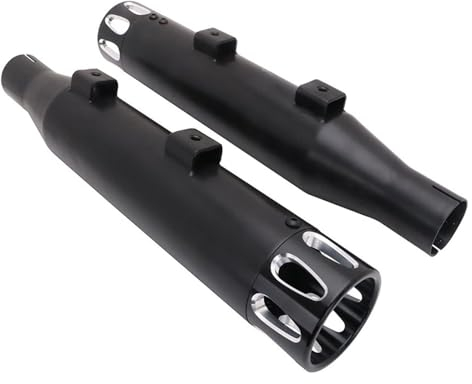 GXSAI Auspuff Schalldämpfer Für Harley Für Davidson Für Softai Für Touring Für CVO Für Sportster XL1200 XL883 2014-2018 Motorrad Megaphon Auspuffrohr Schalldämpfer