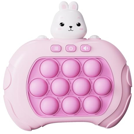 POFET Kaninchen-Fast-Push-Spiel, Stitch-Pop-it-Spiel, Quick-Push-Leucht-Popping-Spiel für Geburtstagsgeschenke