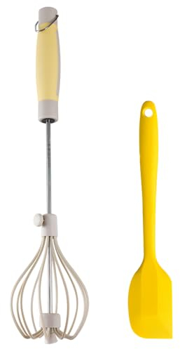 Fouet semi-automatique en acier inoxydable, fouet semi-automatique en silicone, mini fouet automatique, en acier inoxydable, petit fouet