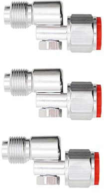 3-Pack 235486 7/8 Inch Thread Airless Paint Spray Gun Swivel Joint Compatible with 180 Degree Rotation Airless Paint Spray Gun Swivel Joint