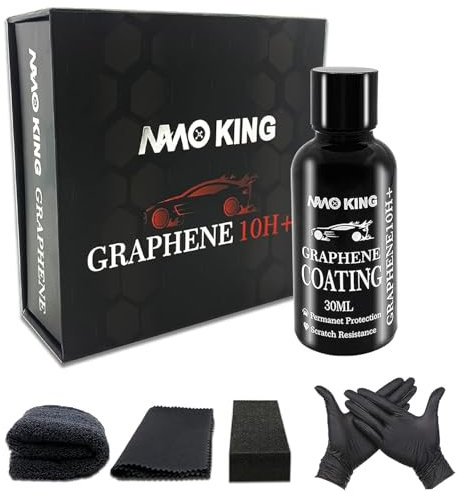 Graphene Ceramic Coating, 10H Advanced Graphene Coating For Cars, High Gloss & Ultra Hydrophobic, 30ML