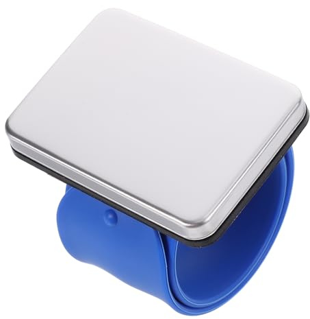 Magnetisches Silikonarmband für Haarspangen und Haarnadeln | Blau, Bequem zu Tragen, für Täglichen Gebrauch, Friseurbedarf für Ordnung Am Handgelenk