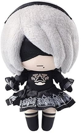 Zhongkaihua Nr. 2 Typ B Plüschkissen, 23 cm, weich gefüllt, 2Byorha Anime PP-Baumwolle, pelziger Autositz, Tasche, Weihnachtsdekoration, Anhänger, Ornament für Fans