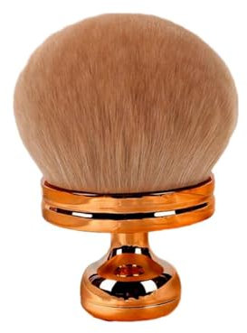 Pinceau de bronzage, Pinceau de maquillage extra large pour le corps, pinceau pour bronzage, pinceau applicateur de poudre bronzantecrème suprême pour les jambes et le dos (Gold)