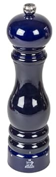 PEUGEOT Paris u'Select 18 cm Pepper Mill - ParisRama Collection - 6 Grind Settings - PEFC Wood - French Know-How - Lacquered Ceramic Blue
