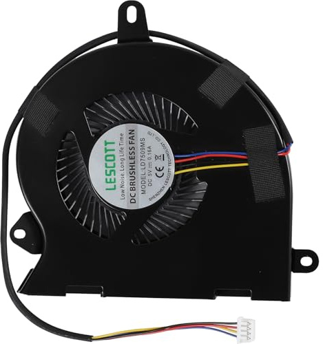 CPU Cooling Fan for MD7509HS LD7509S5 LD7509MS BF07509H05FP MINI PC | DC5V 0.14A 4PIN Cooler Fan Replacement