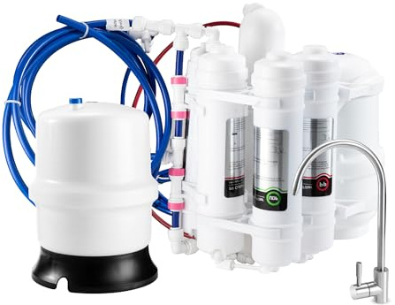 MAFC-ERP-L Artesian Full Contact Loaded RO System, Under Sink Reverse Osmosis Water Filter System – 7-Stage RO Drinking Water Purifier, High Flow, Mineral Enhancement, Easy DIY Installation