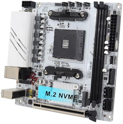 Motherboard Placa Base for Juegos Fit For JINGYUE B550I AM4 PCIe 4,0 Dual M.2 DDR4 Mini-ITX for PC for Ryzen 5000 4000