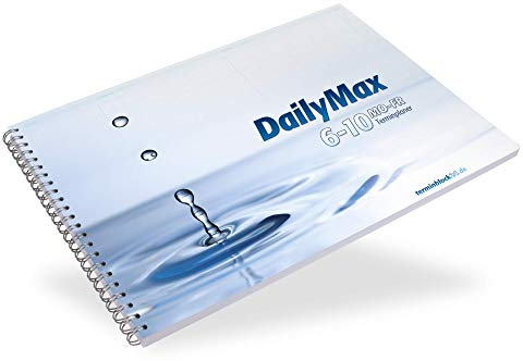 DailyMax 6/10 Terminplaner Praxisplaner - 6 Spalten pro Tag, 7-20 Uhr im 10-Minuten-Takt Montag-Freitag, Wochenplaner für Praxis, Studio, Salon und Klinik …