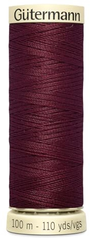 Gutermann Sew All Thread 100M Reel 369 Burgundy
