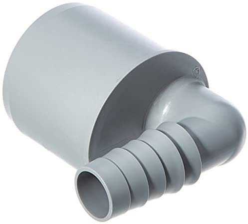 Airfit GmbH & Co. KG Raccord de tuyau coudé à 90° DN 50 pour tuyau de Ø 19 à 21 mm Gris