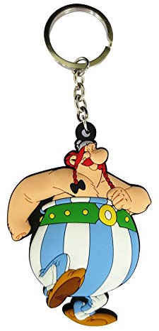 Kayford Holdings Limited Asterix: Obelix clé USB PVC Multicolore Unisexes-Enfants, Unisexes-Adultes Multicolores tous âges KEYCHAIN Novelty Anneau fendu 1 fans d'Asterix, tous âges et genres