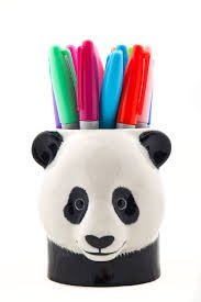 Quail Ceramics - Panda Pencil Pot