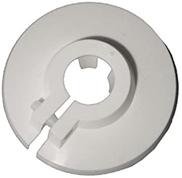 Cornat Kunststoff Klemmrosetten, 22 mm, weiß, T384009