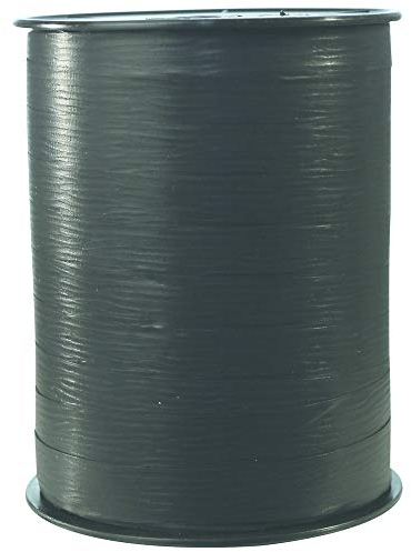 Clairefontaine 601529C Spule Geschenkband matt (250 m x 10 mm, ideal für Bastelprojekte und Geschenke) 1 Stück schwarz