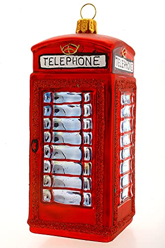 HAMBURGER WEIHNACHTSKONTOR® - Christbaumfiguren Telefonzelle aus London