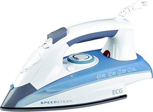 ECG NZ 190 2000 W, Antihaft-Bügelplatte, einstellbare Dampfleistung, Temperatureinstellung, Wasserbehälter-Kapazität 220 ml, Anti-Drip/Calc, Auto-clean