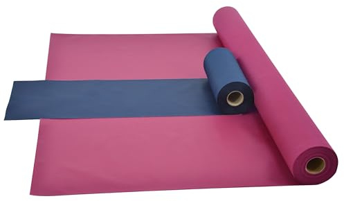 Sensalux Kombi-Set 1 Tischdeckenrolle 1,5m x 25m Beere+ Tischläufer 30cm blau