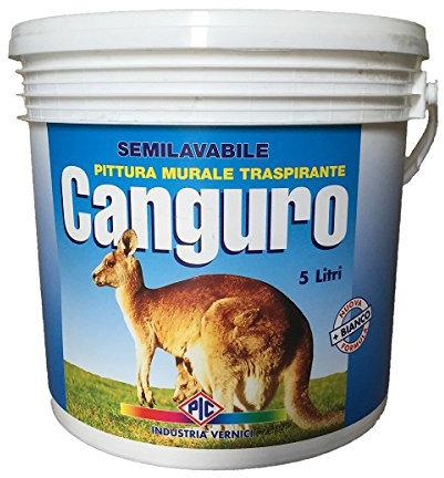 idropittura transpirable para interiores canguro semilavabile 5 L – Pic Pintura
