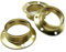 3x Schraubring E14 Gold Metall messingfarben für Lampen-Fassung Ring Gewinde-Durchmesser 27mm f. Lampen-Schirm oder Glas-Elemente