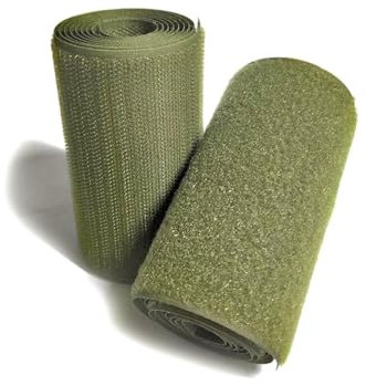 Klettband-Set, 91 cm x 10,2 cm, Olivgrün