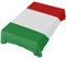 Dallonan Tischdekoration für Party, Flagge, Italien, rechteckige Tischdecke, Polyester-Tischdecke, quadratisch, 152,4 cm, für Abendessen, Tischdekoration