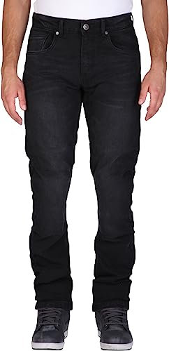 Modeka Glenn 2 Motorrad Jeans (Black,Short 30)