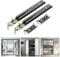 WARQO 2PCS Closet Door Soft Close Mechanism Hardware Kit, Spring Buffer Damper-Fit Door for 30-110LBS Door Mute Wardrobe Heavy Drawer Cabinet Slide (Color : 15-30kg)