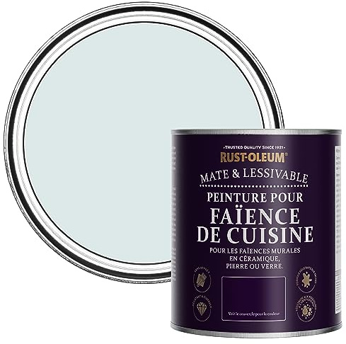 Rust-Oleum Blue water resistant Kitchen Tile Paint in Matt Finish - Marcella 750ml