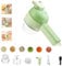 4 in 1 Handheld Electric Vegetable Cutter Set,USB Rechargeable Food Choppers and Dicers,2022 New Portable Mini Wireless Electric Garlic Mud Masher, for Kitchen Vegetable Cooking