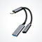 Iphone OTG Splitter Charger Cable Dongle Adapter Lightning Male to USB Female Flash Converter Camera Card Reader Mouse Keyboard Drive Memory Stick Charging Cord for Apple 11 12 13 14 Pro Max Plus Ipad