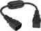 YACSEJAO 18AWG IEC 320 C14 to C13 with On/Off Switch Style PDU UPS Power Cord Cable Computer Power Extension Cable